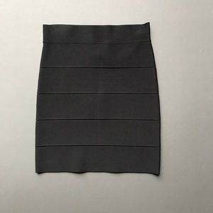 BCBGMaxAzria Black Bandage Skirt Bodycon